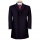 Three Button Blue Top Coat