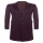 Aubergine Satin Top Caot
